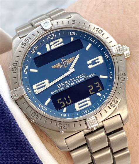 breitling aerospace blue dial|Breitling aerospace.